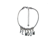Hotwife 'FEMDOM' Euro Anklet Ankle Chain Jewelery Sub Slave Female Domination SL