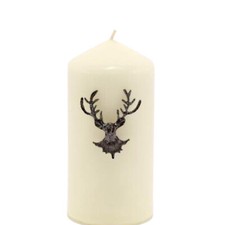 Candle Pin Aluminum Silver Stag Head Design Tack Pin Candle Accessory Home Decor