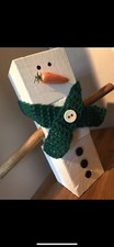 Wooden Snowman Indoor