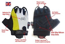 Gel Padded half finger Gloves
