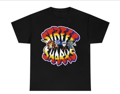 Street sharks black unisex - sharks,