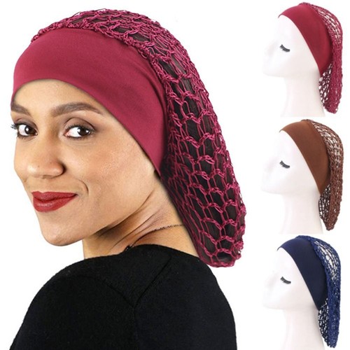 Women mesh hair net - mesh, crochet