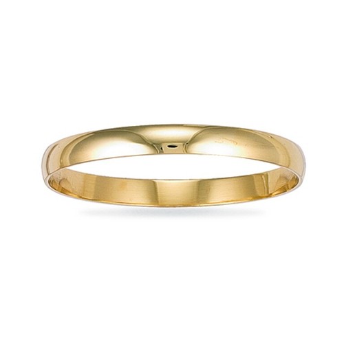 9ct gold 8mm thick - thick, plain