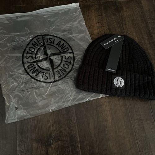Stone island beanie black - stone,