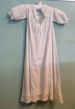 Victorian white cotton baby