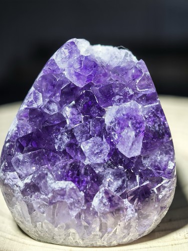 Deep purple amethyst - purple,