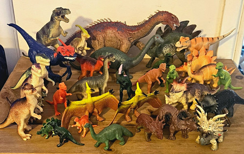 Large toy dinosaur figures - large,