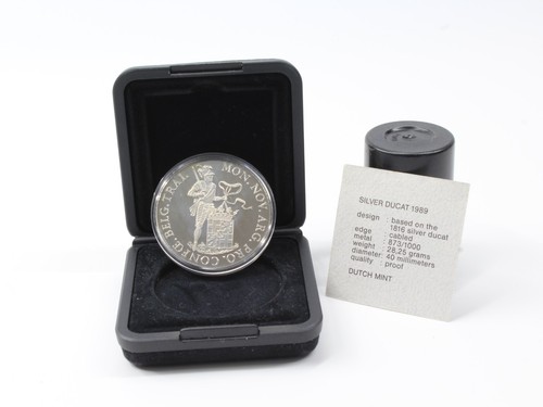 1989 netherlands silver - 1989, ducat