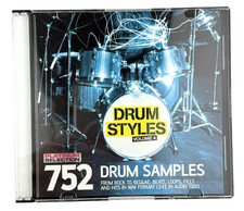 Drum Styles Vol 4 Samples 752 Sample CD Beats Loops Fills Rock to Reggae WAV