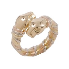 Cartier Panthere Cougar Ring, 18K Yellow Gold, Gold PG, WG, Size 52
