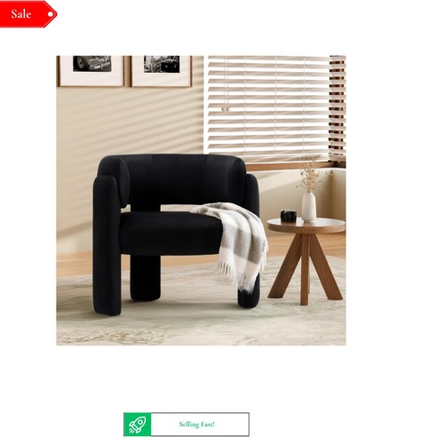 Upholstered sherpa accent - upholstered,