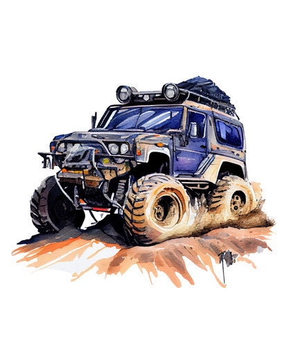 Car decal sticker 4x4 - decal,