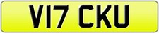 VICK U VICKY NUMBER PLATE V17