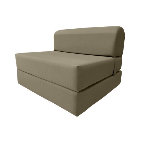 Tan sleeper chair folding - chair, foam