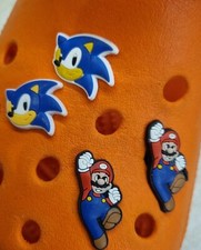 4 Shoe Jibbitz charms Mario