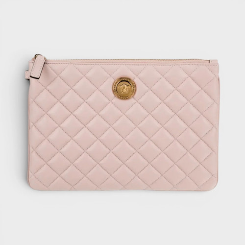 Logo medusa quilted pouch soft - quilted,