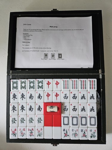 Mah jong set - mah, game