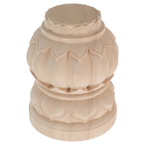 Unfinished wooden finials - unfinished,