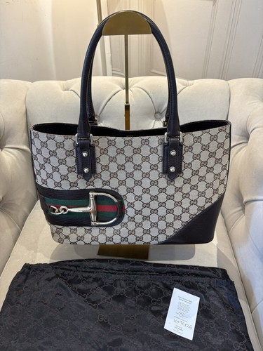 Gucci medium brown tote bag - medium,