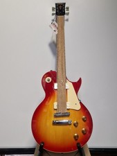 Vintage V100PCS Cherry Sunburst Twin Soapbar Electric Guitar FACTORY SECOND