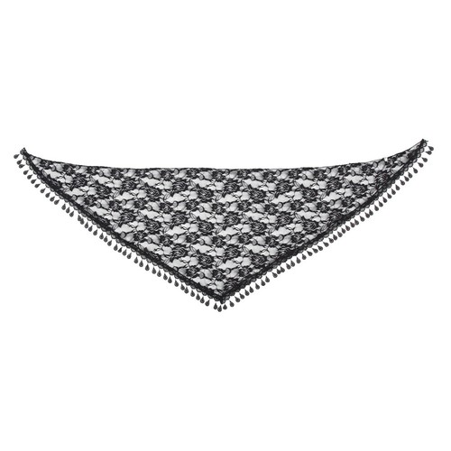 Triangle lace shawl mantilla - shawl,