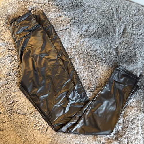 Women wet look leggings - wet,