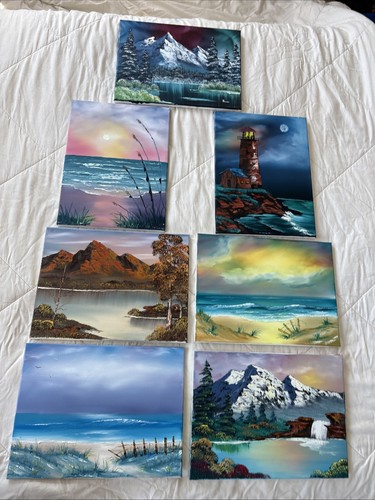 Bob ross style - style, painting
