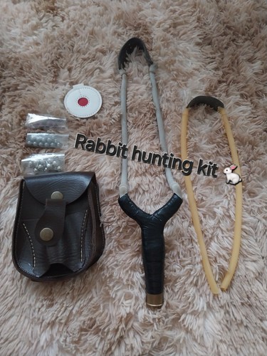 Rabbit hunting catapult kit - rabbit,