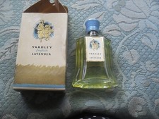 Vintage 1950s Yardley English Lavender 25ml ? - some used blue plastic top + box
