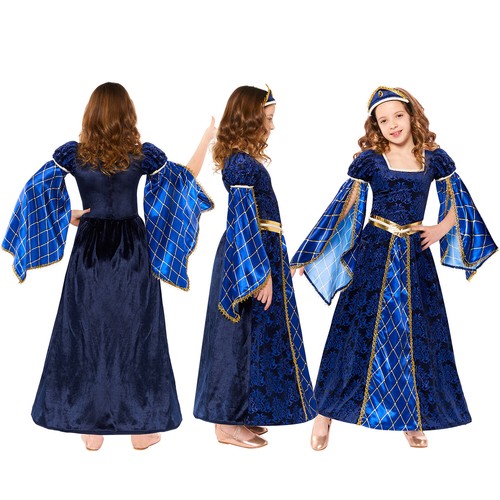 Girls deluxe blue tudor - girls,