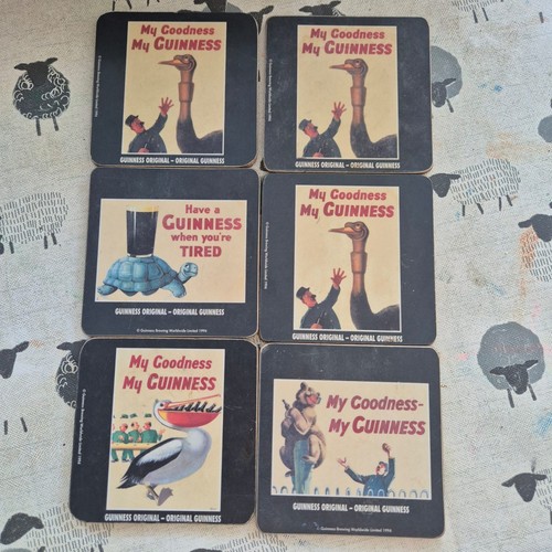 Guinness coasters 1994 - guinness, x