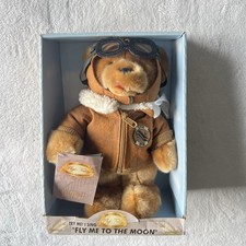 Flight Teddy Wright Brothers 1903–2003 Singing Bear Boxed Limited Ed Working.