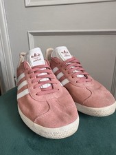 Pink Adidas Gazelle trainers