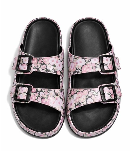 Floral pool sliders sandals - sliders,