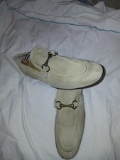 pair of light grey suede Gucci