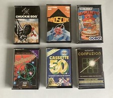 Vintage Retro 1980's 32K BBC Model B Arcade Games - Job Lot Of 6