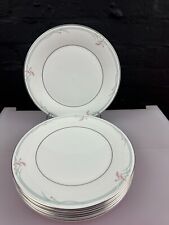 8 x Royal Doulton Carnation H5084 Dinner Plates 27 cm Wide Set