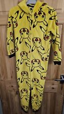 Pokemon Yellow Pikachu All In One Jumpsuit Unisex Kids Size 8-9 Years