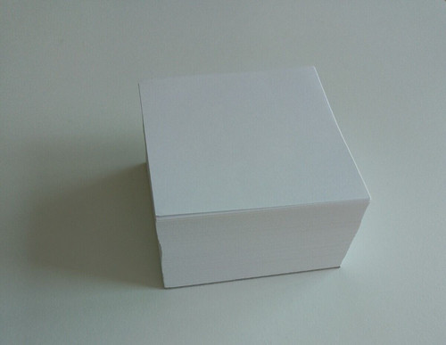 Cubes loose white - loose, sheets
