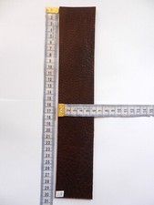 3.5MM THICK ITALIAN BROWN VEG TAN GRAINY LEATHER QUALITY OFFCUTS