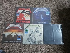 Metallica 5 Record Vinyl Lot