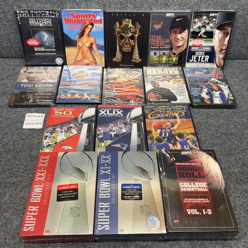 Nfl super bowl dvd lot - super,