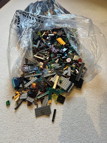 Assorted lego pieces - and, parts