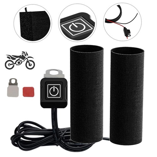Heated motorcycle grip cover - heated,