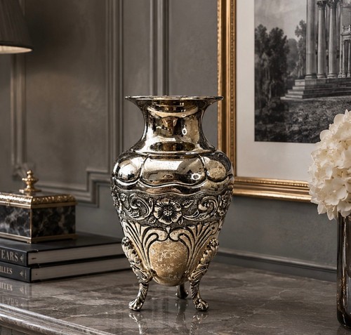 Vintage ornate silver plated - silver,