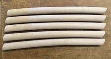 55 CM  WOODEN Beech Handles X5