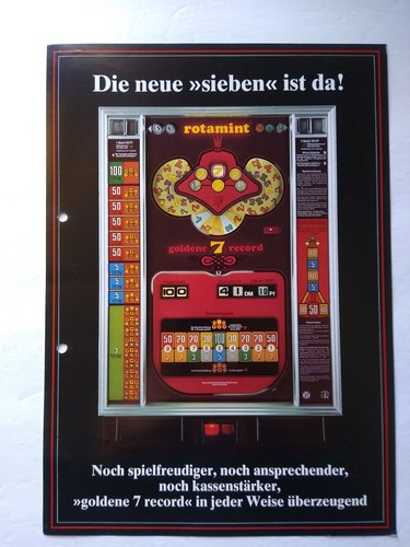 Rotamint goldene record slot - 7,