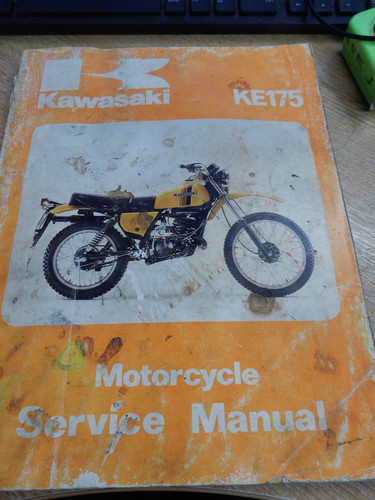 Kawasaki ke175 service - service, manual