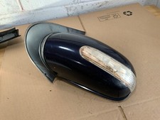 MERCEDES ML W163 LEFT PASSENGER SIDE WING MIRROR TANSANITE BLUE 359