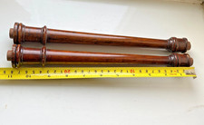 Column pair Decorative wood carving Antique architectural